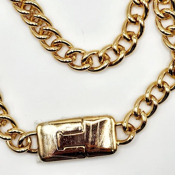 Nordstrom Open Edit Layered Curb Wrap Chain Necklace - Picture 2 of 5